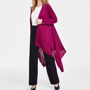 I.N.C. International Concepts Women's Waterfall Cardigan XL